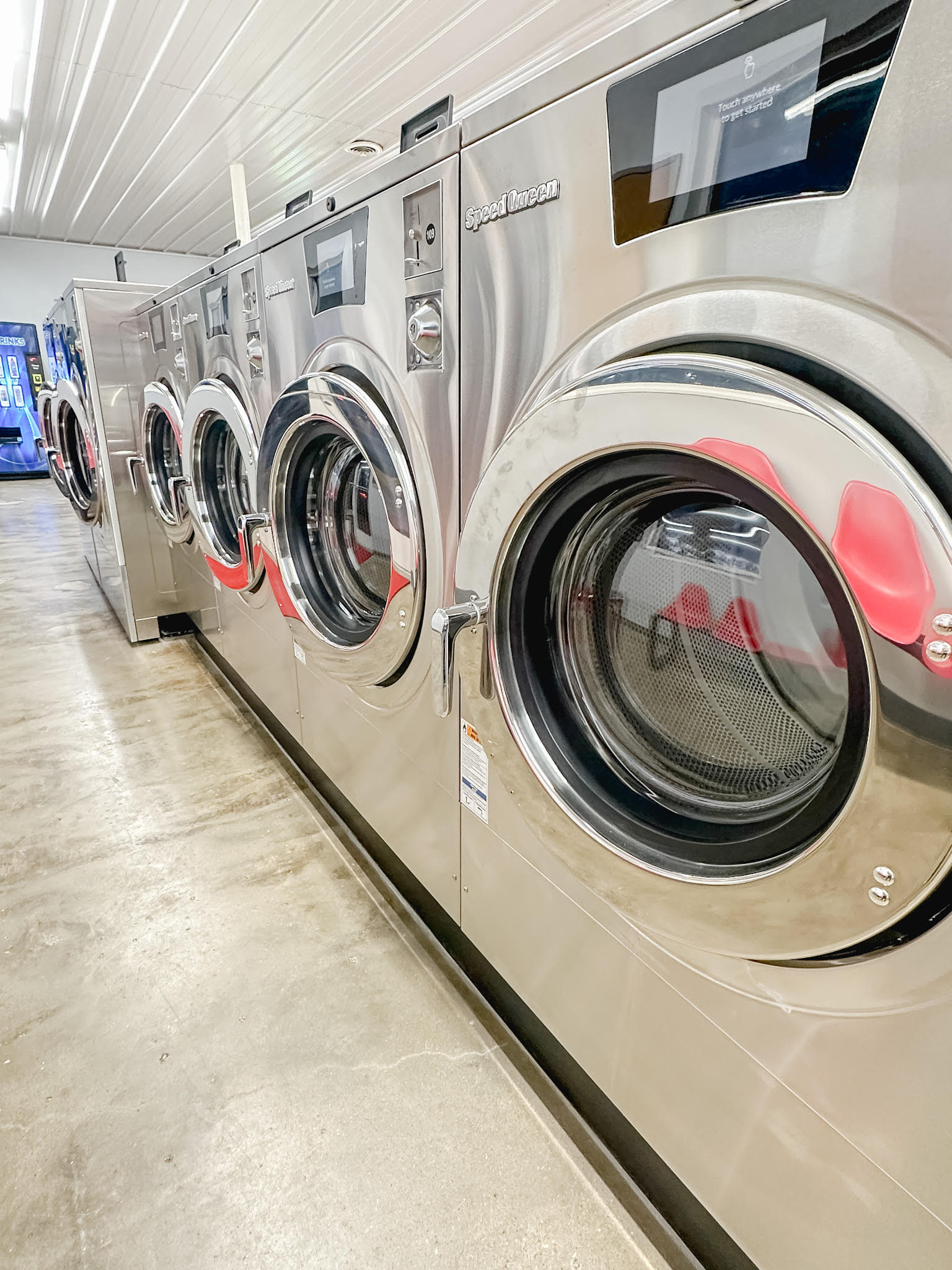 Speed Queen commercial washers and dryers